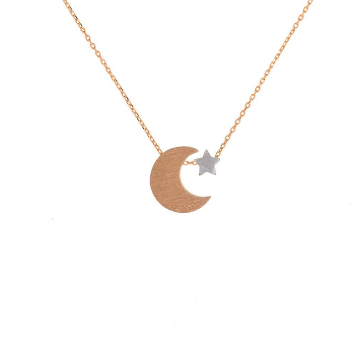 Short Story: Necklace Moon & Star Rose Gold