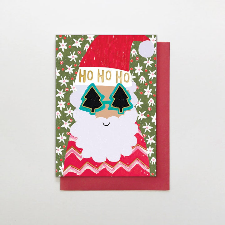 Stop the Clock: Greeting Card Santa Ho Ho Ho