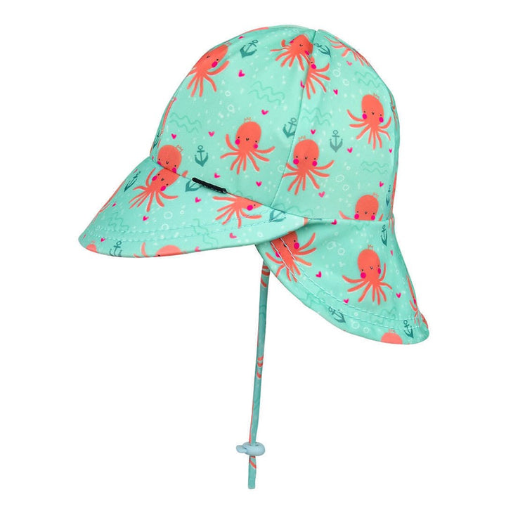Bedhead: Girls Beach Legionnaire Hat Octopus 1-2Y