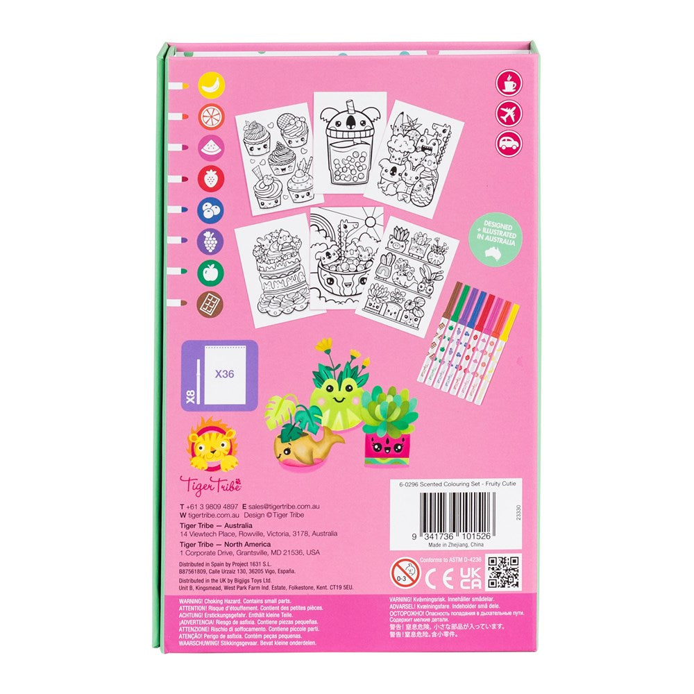 Tiger Tribe: Scented Colouring - Fruity Cutie