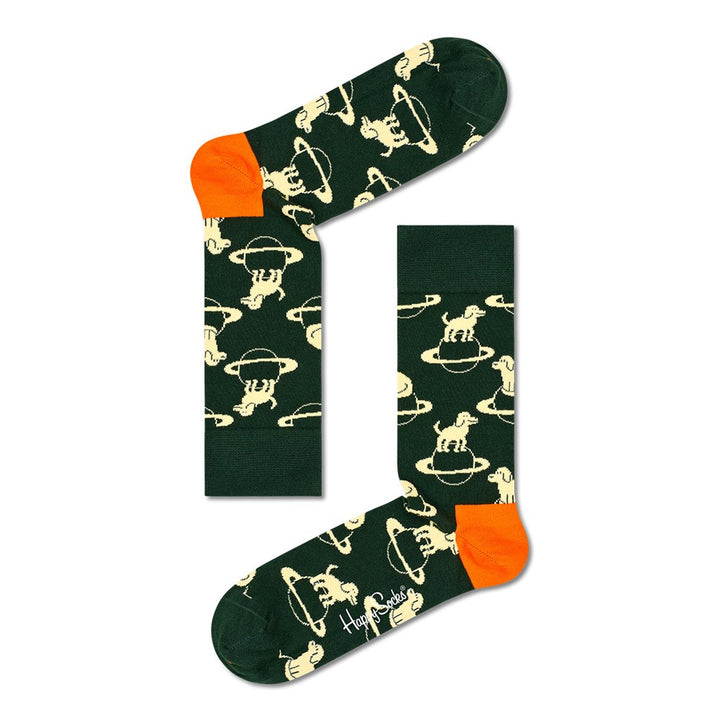 Happy Socks: Space Dog Dark Green