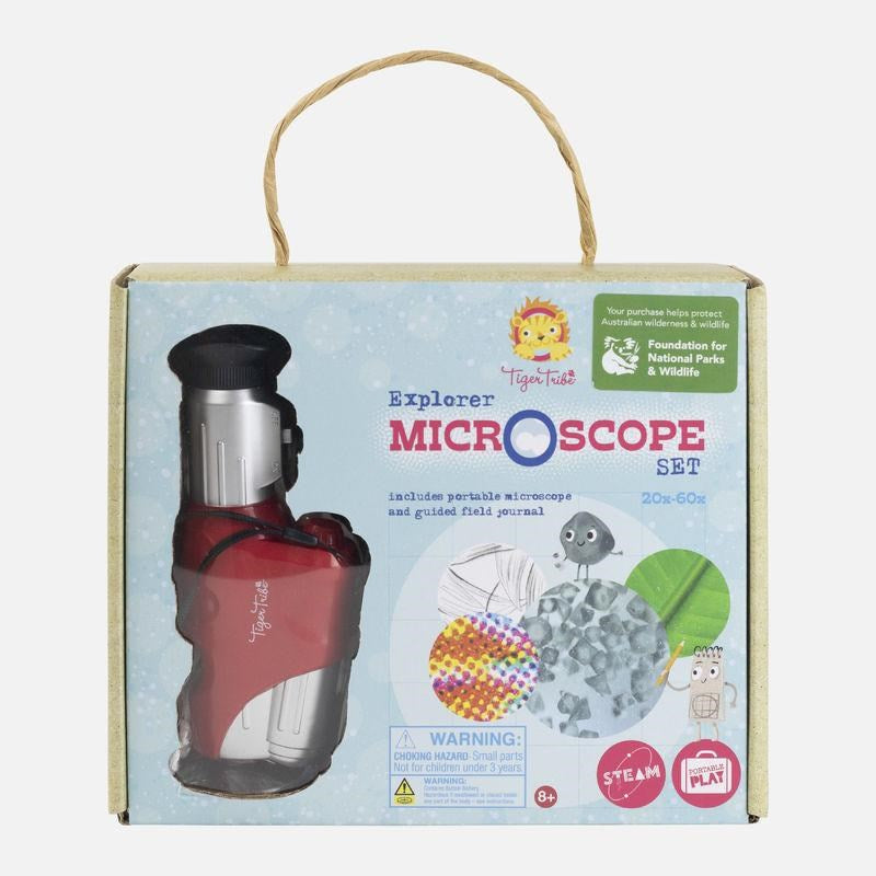 Tiger Tribe: Explorer Microscope Set