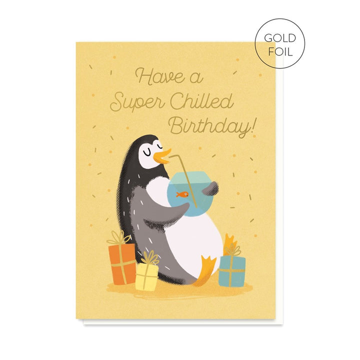 Stormy Knight: Greeting Card Go Wild Have a Super Chilled Birthday
