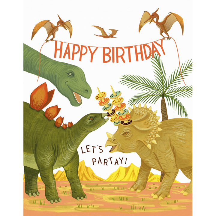 Yeppie Paper: Greeting Card Dinosaur Party