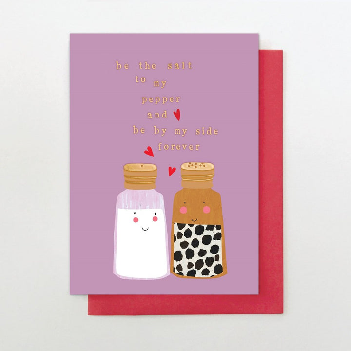 Stop the Clock: Greeting Card You & Me Salt & Pepper