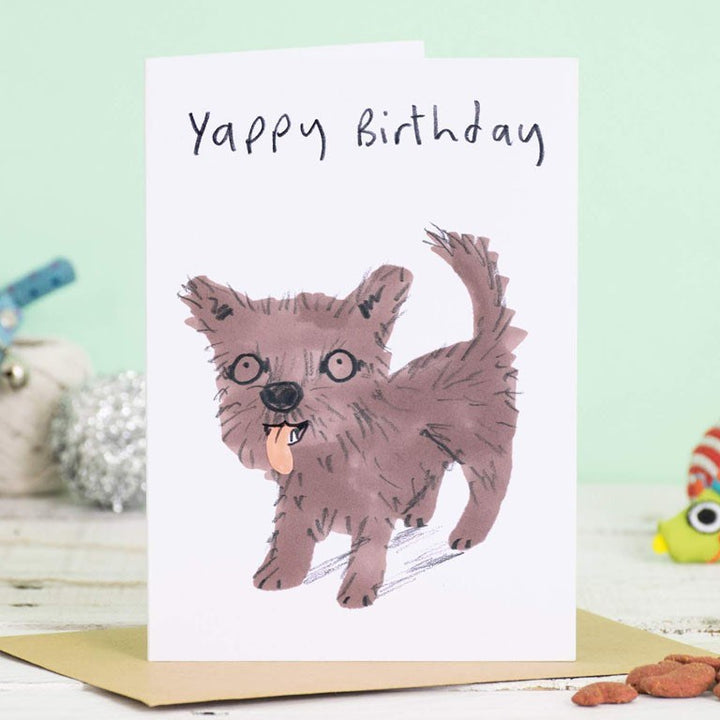 Jo Clark Design: Greeting Card Yappy Birthday