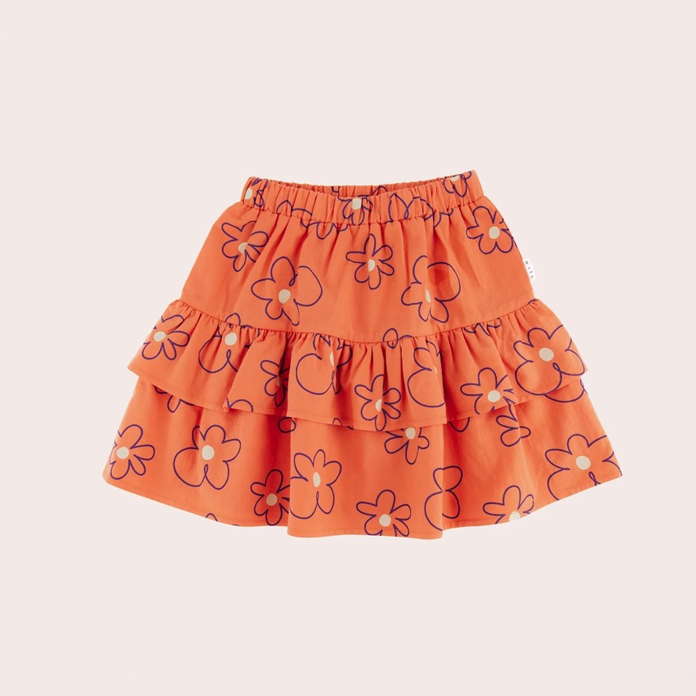 Olive + The Captain: Abby Skirt Coral Fleur