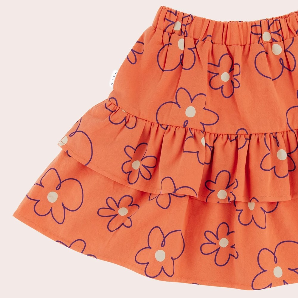Olive + The Captain: Abby Skirt Coral Fleur