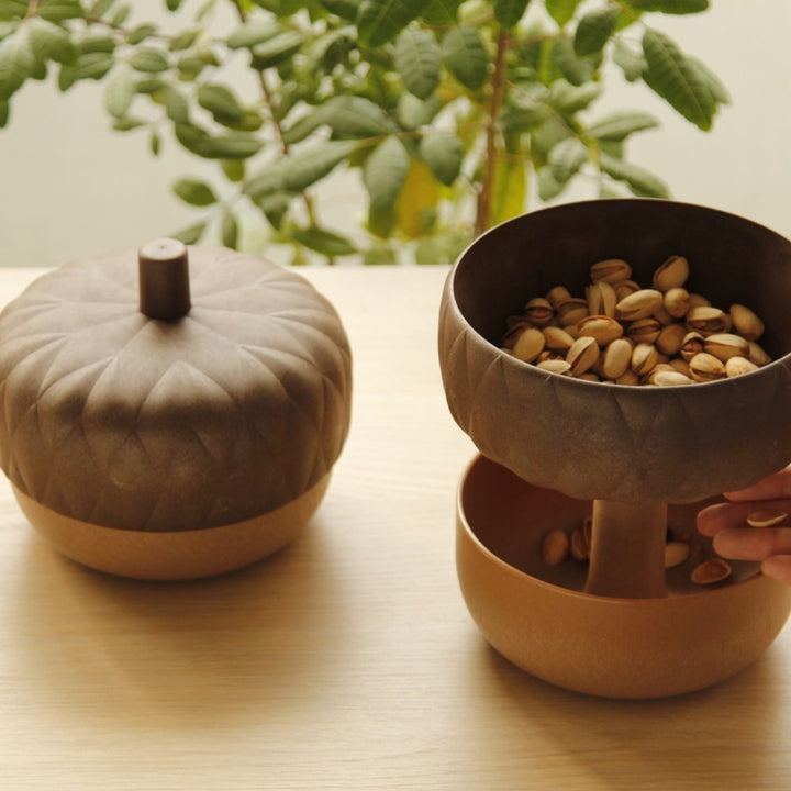 Qualy: Acorn Snack Bowl Brown