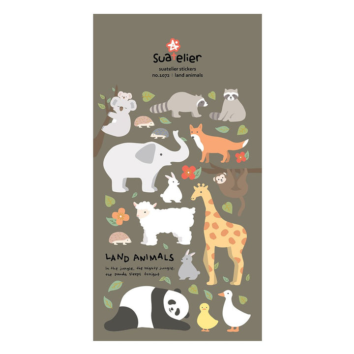 Stickers: Land Animals