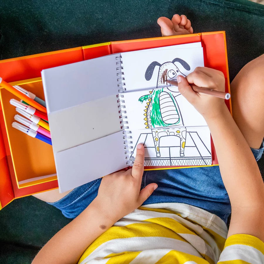 Tiger Tribe: Mash-Up Colouring Set Animal Mix & Match