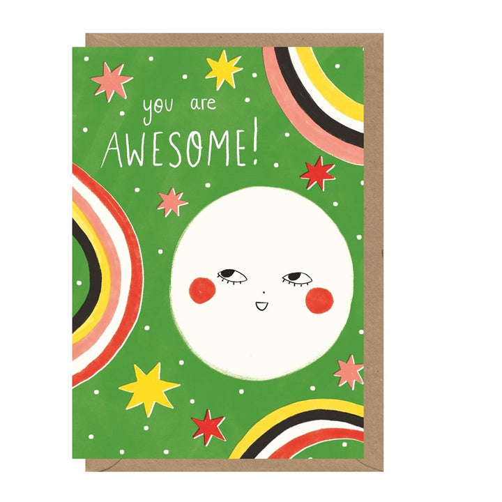 Earlybird: Greeting Card Awesome Moon