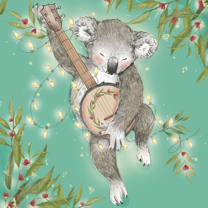 La La Land: Greeting Card Banjo Koala