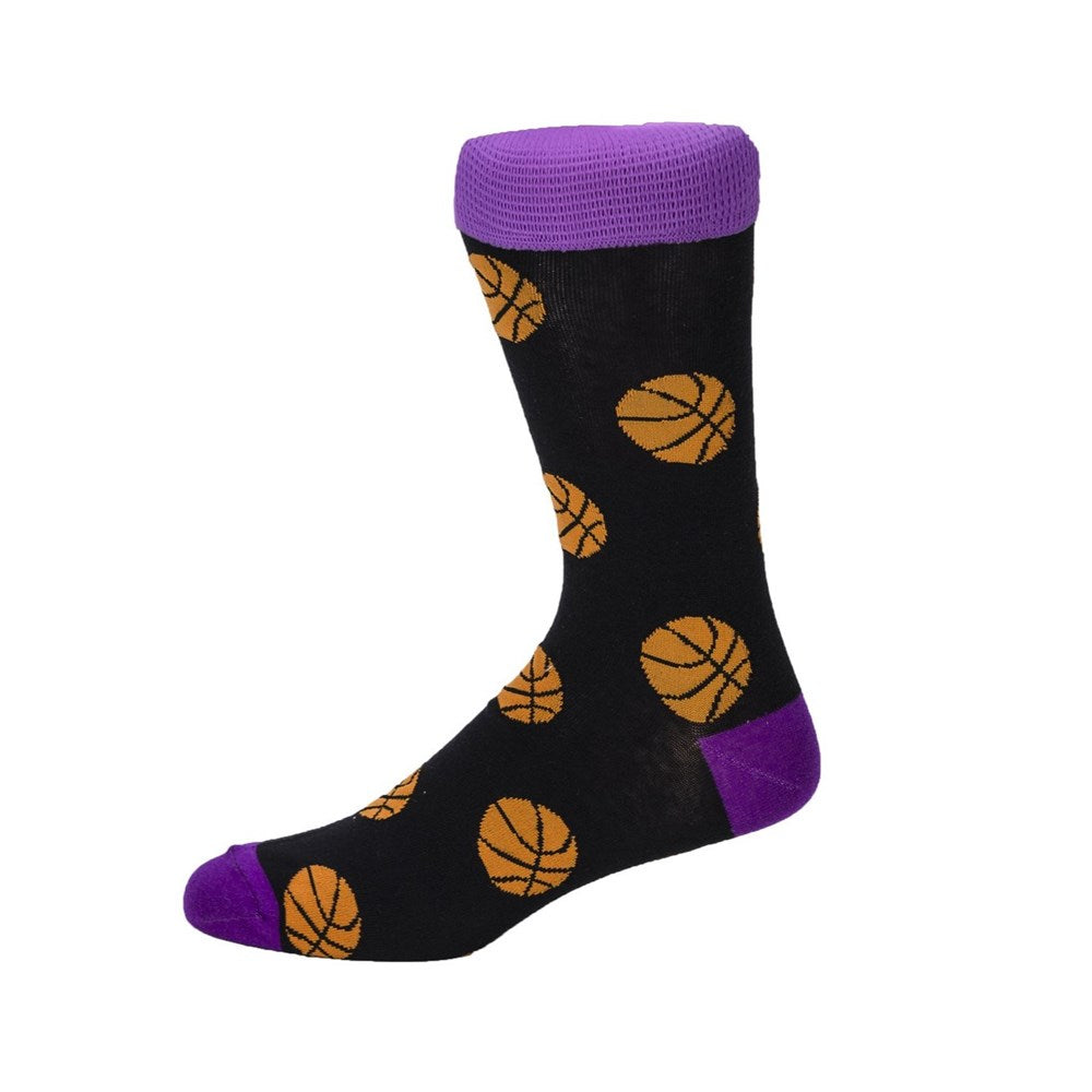 My2Socks: Basketball Black