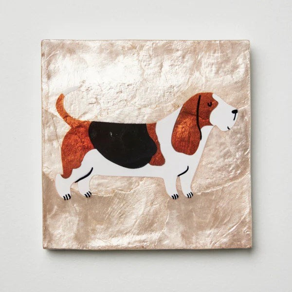 Jones & Co: Wall Art Pup Beagle Tile