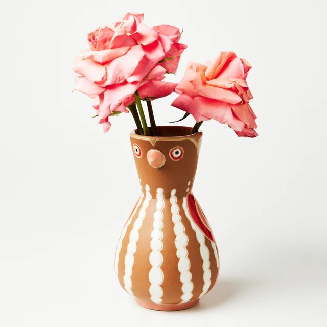 Jones & Co: Beaky Vase Terracotta