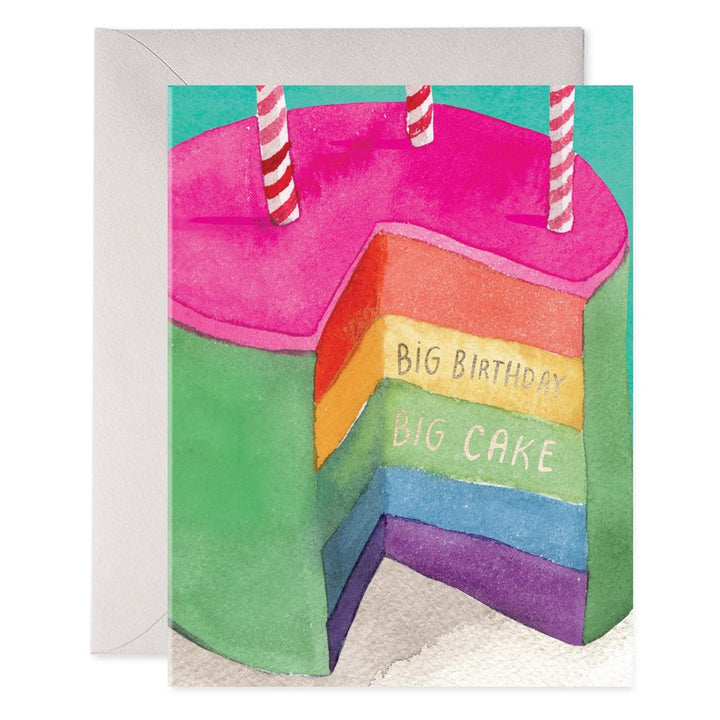 E. Frances Paper: Foil Greeting Card Big Cake