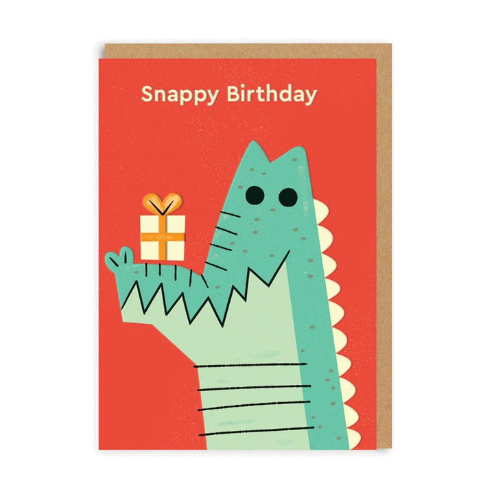 Ohh Deer: Greeting Card Birthday Crocodile