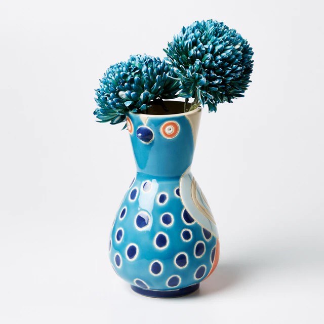 Jones & Co: Beaky Vase Blue