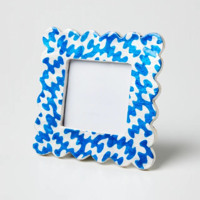 Jones & Co: Blue Squiggle Frame