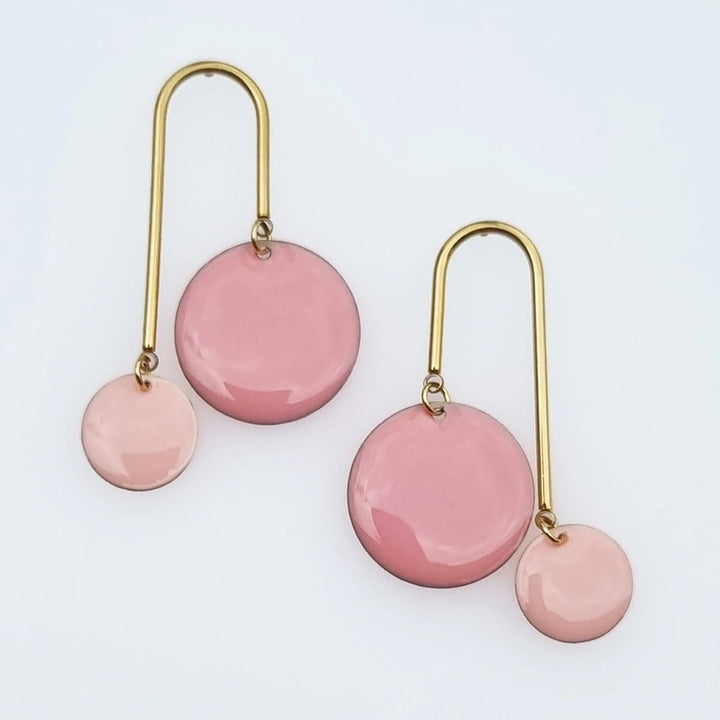 Middle Child: Bubble Earrings Pink