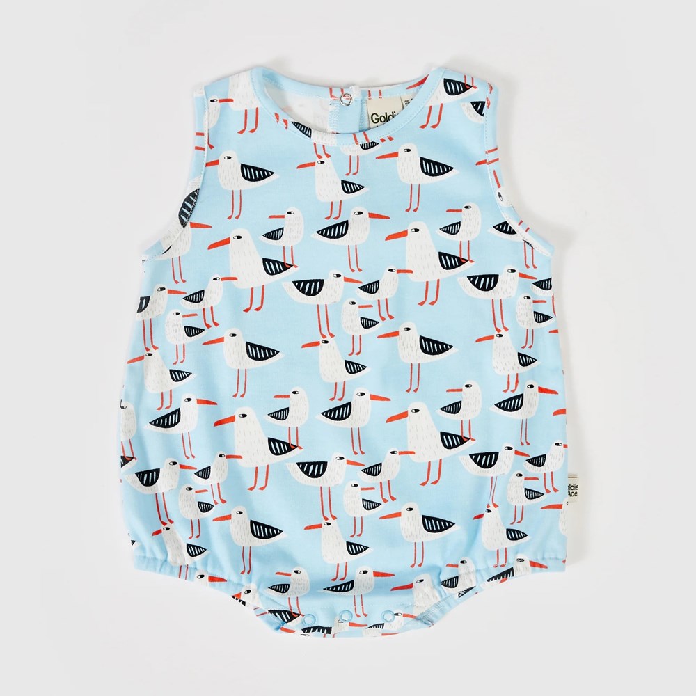 Ollie Jay Macie Romper in Seagulls main image 0