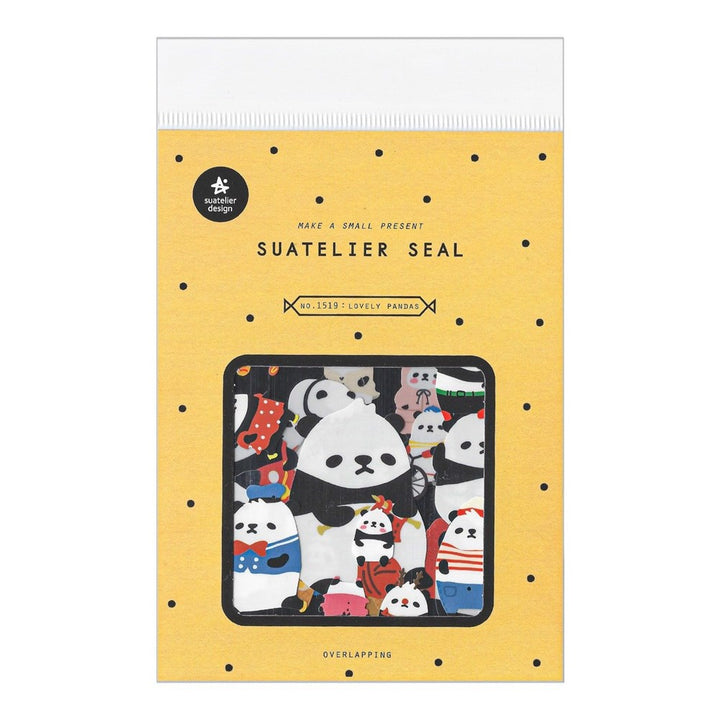 Sticker Seals Set: Lovely Pandas