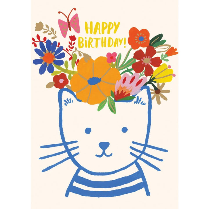 Roger la Borde: Greeting Card Cat Bouquet