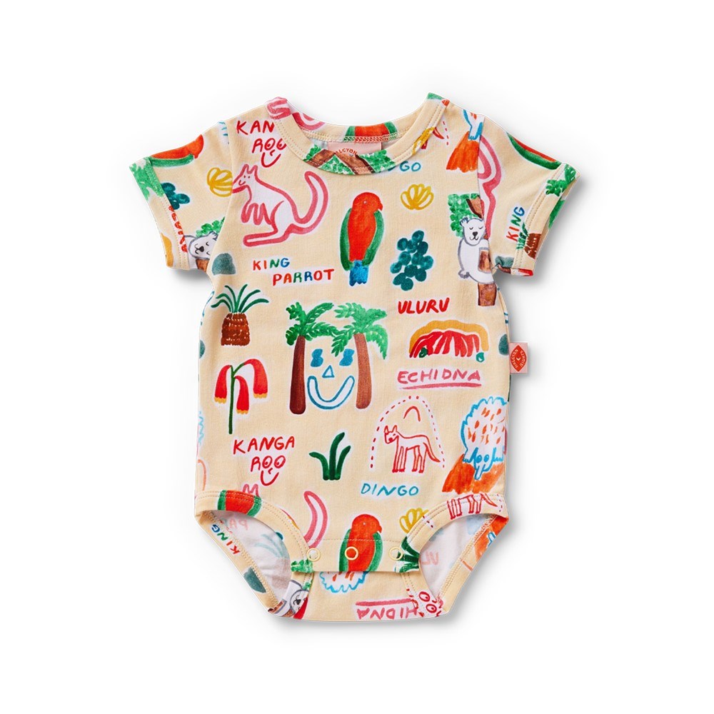 Halcyon Nights: Short Sleeve Bodysuit Coo-ee!