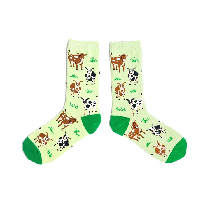 Spencer Flynn: Womens Cottonfield Cows Sock