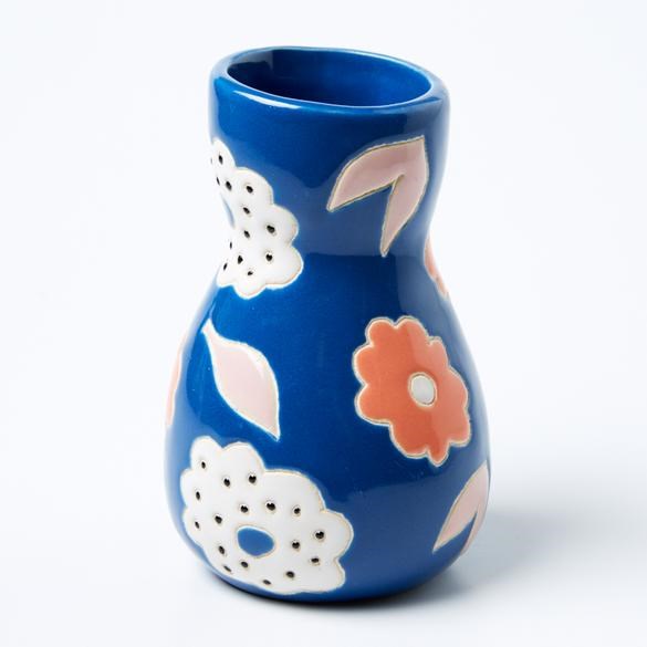 Jones & Co: Saturday Vase Blue Floral