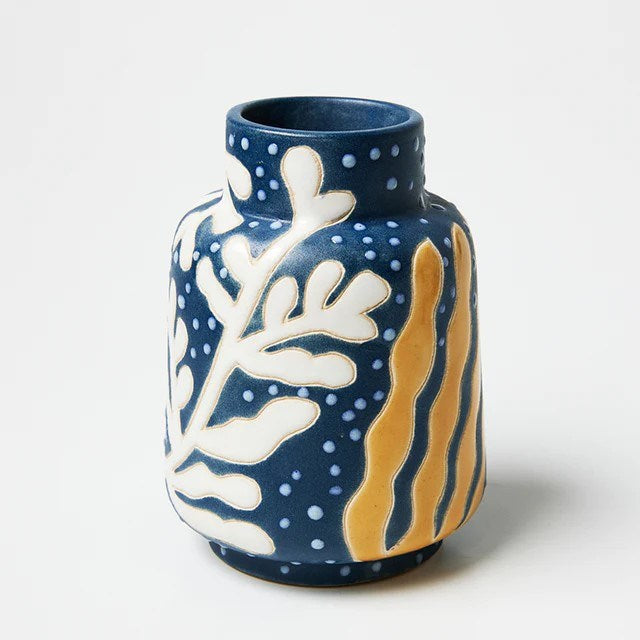 Jones & Co: Ondine Blue Vase