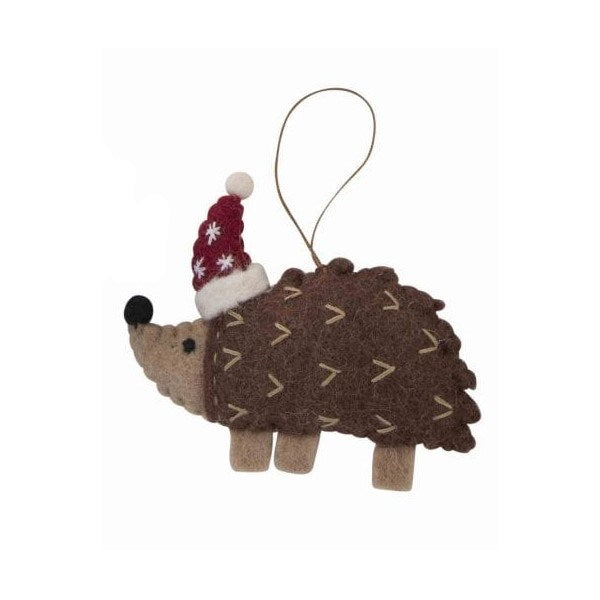 Christmas Ornament Australian Animals Echidna Hat