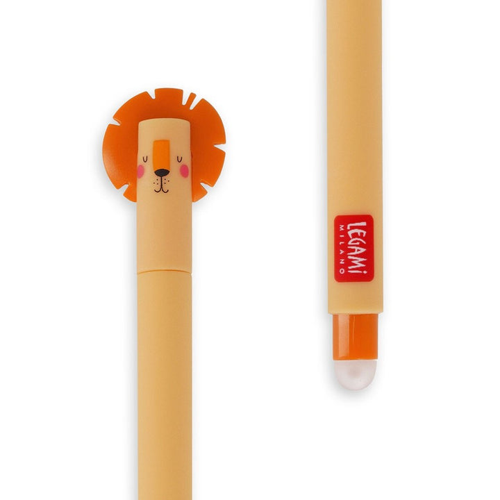 Legami: Erasable Pen Lion Orange