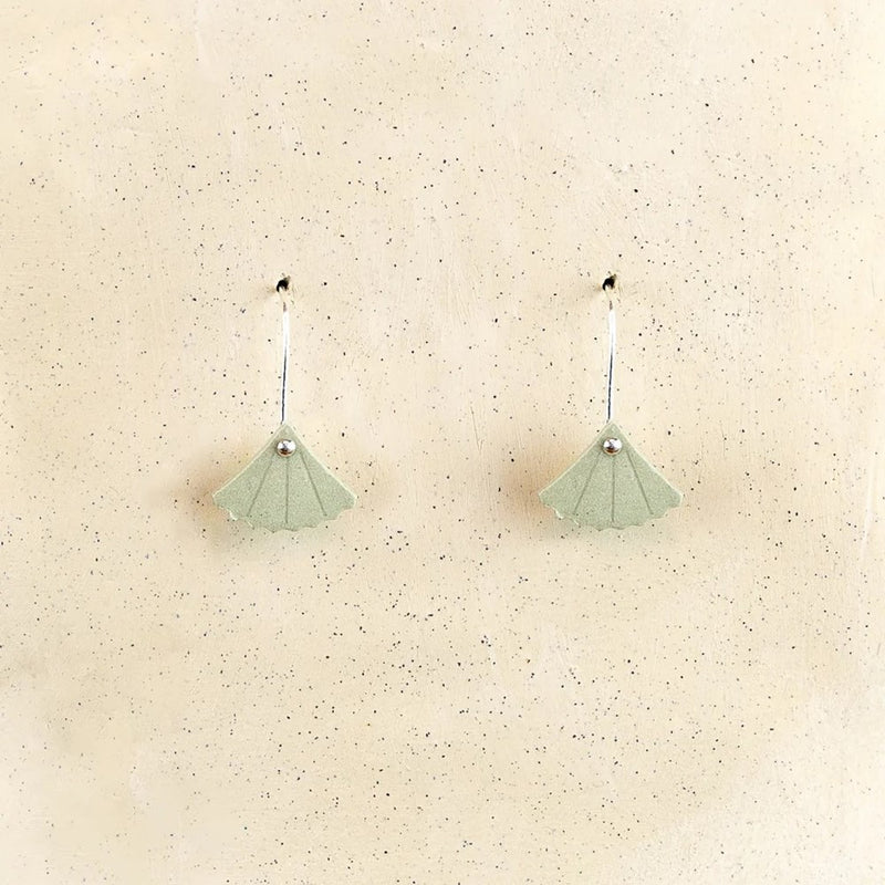 Erin Lightfoot Earring Small Ginko Eucalyptus Monsterthreads