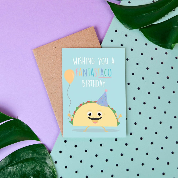 Rumble Cards: Greeting Card Wishing You A Fantas-Taco Birthday