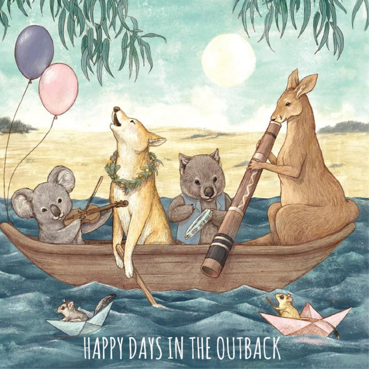 La La Land: Greeting Card Happy Days in the Outback