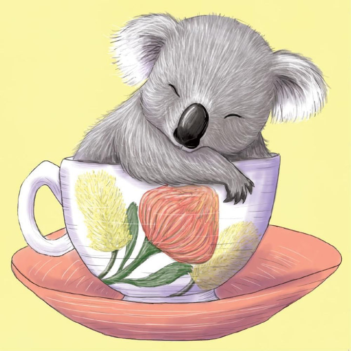 La La Land: Greeting Card Baby Teacup Koala
