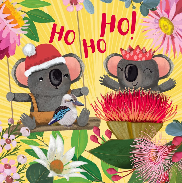 La La Land: Greeting Card Festive Koalas