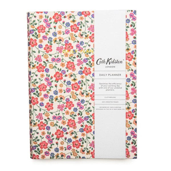 Cath Kidston: A5 Linen Daily Planner Cream Floral