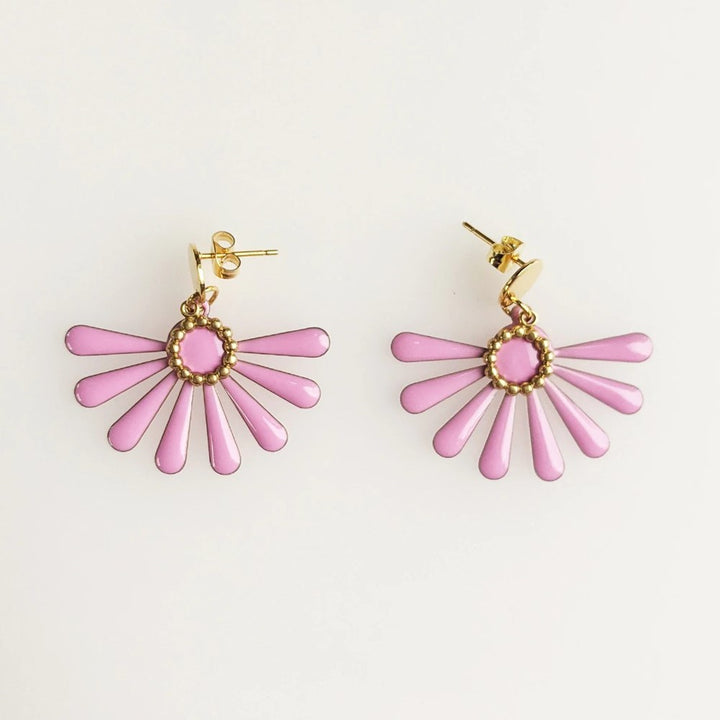 Middle Child: Flossie Earrings Orchid