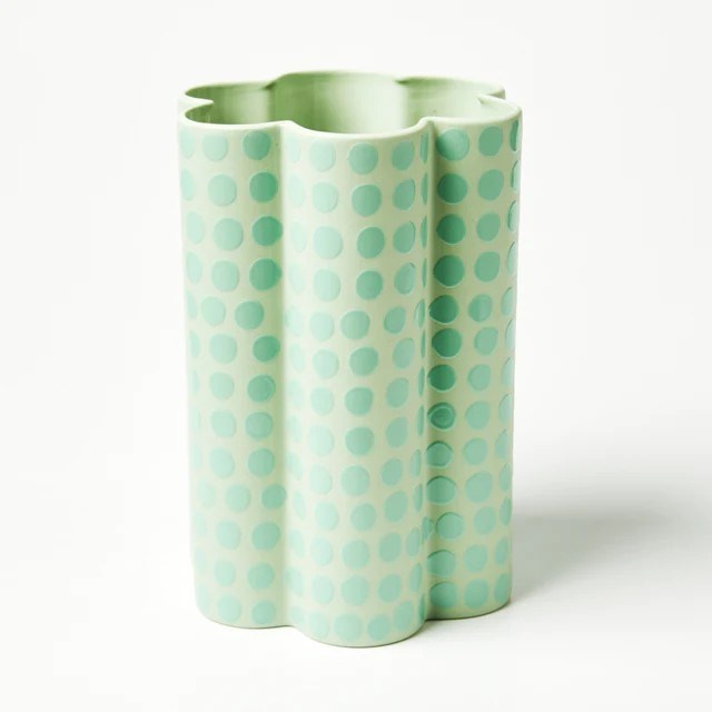 Jones & Co: Flower Child Vase Medium Mint