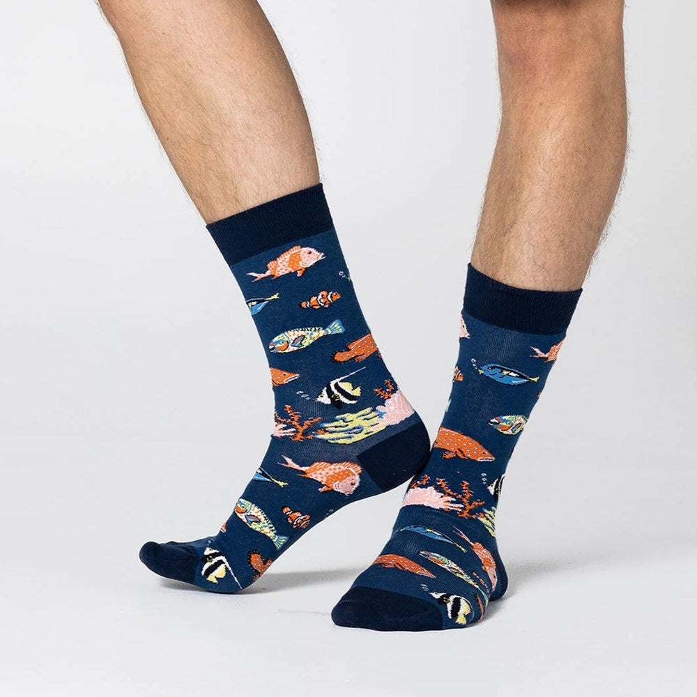 Spencer Flynn: Mens Friends & Anemones Sock