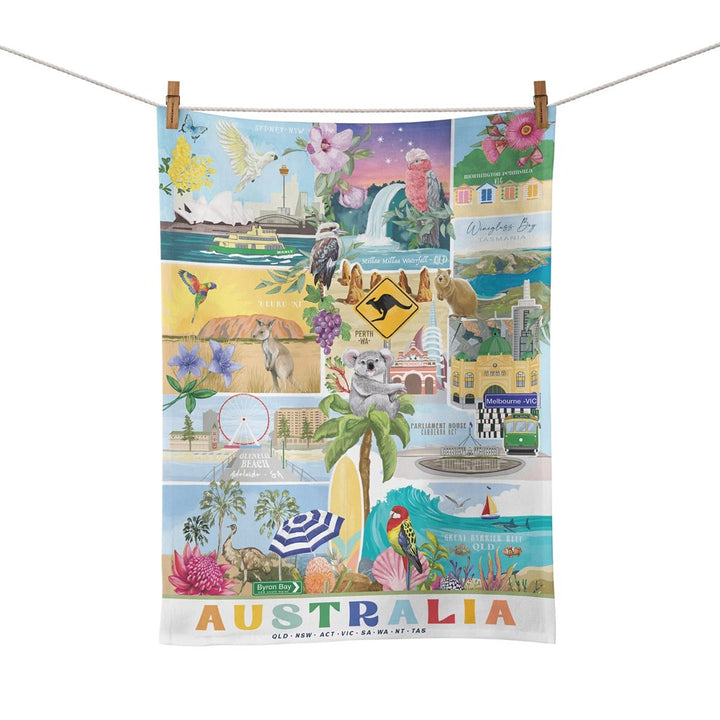 La La Land: Tea Towel Gday Australia