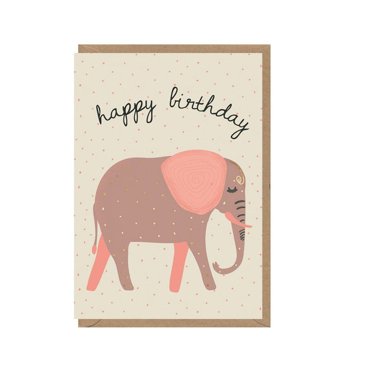 Earlybird: Greeting Card Happy Birthday Elephant Elena Essex