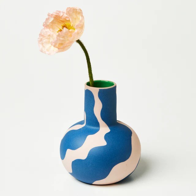 Jones & Co: Happy Vase Small Blue Pink