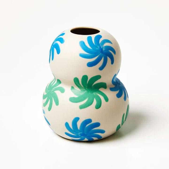 Jones & Co: Happy Vase Swirl Beige