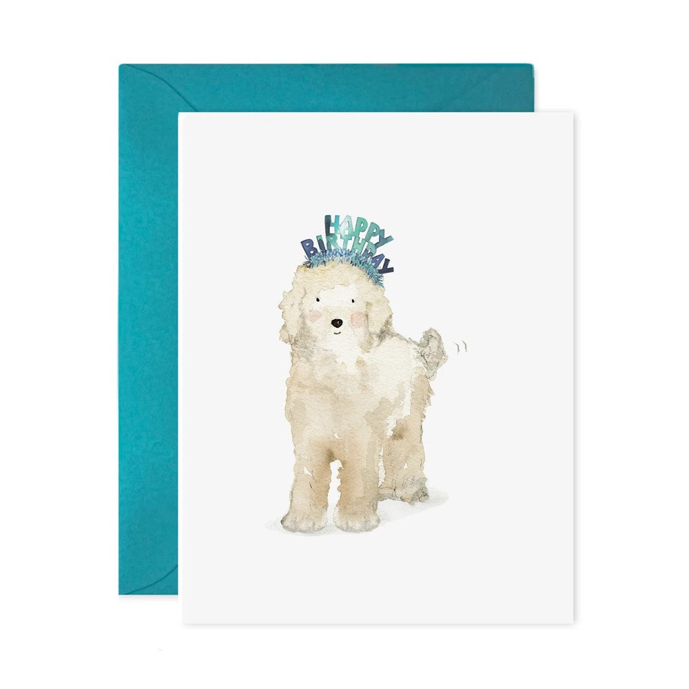 E. Frances Paper:  Foil Greeting Card Lucy Dog Birthday