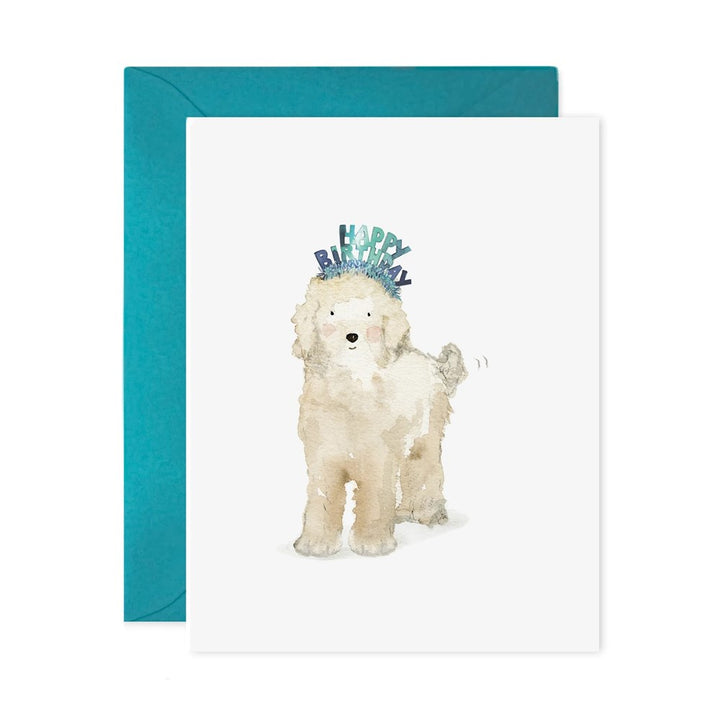 E. Frances Paper:  Foil Greeting Card Lucy Dog Birthday
