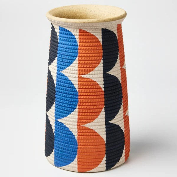 Jones & Co: Hibo Cylinder Vase Orange